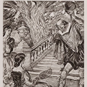Twelfth Night; or, What You Will, Act III, Sc 4 (litho)