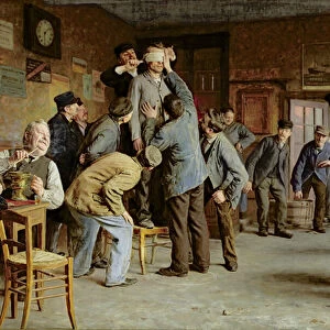 The Unexpected Foot Bath, 1895 (oil on canvas)