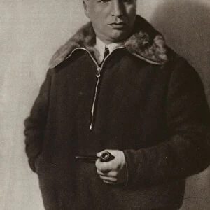 Valery Chkalov, Russian Soviet test pilot (b / w photo)