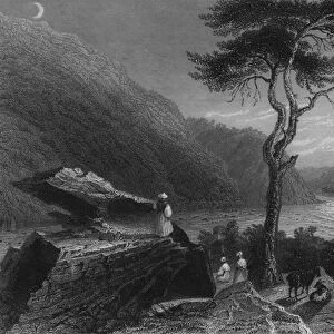 The Valley of the Shenandoah, from Jefferson Rock, 1838 (engraving)