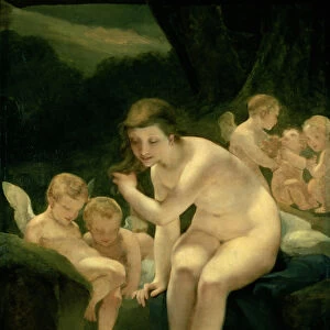 Venus Bathing or Innocence (oil on canvas)