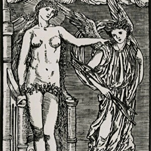 Venus Sending Cupid to Psyche, 1866 (woodcut)