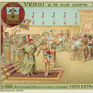 Verdis Aida (chromolitho)