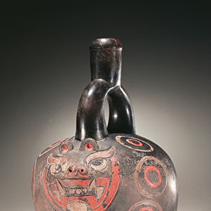 Vessel with puma, Chavin Culture, c. 90 BC (ceramic)