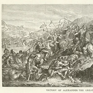 Victory of Alexander the Great of the Granicus (engraving)