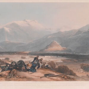 View of Bala Hissai and the City of Kabul, with the British Cantonments from the