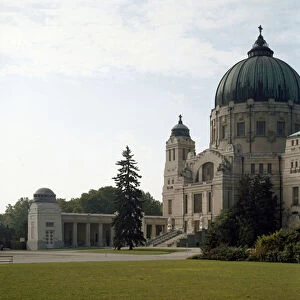 View of the family tomb of Otto Wagner (photography)