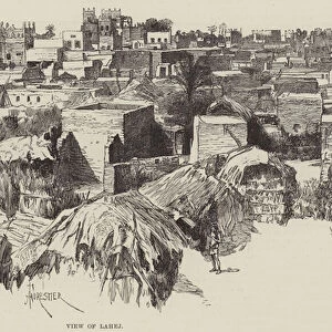 View of Lahej (engraving)