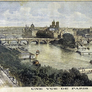 A view of Paris - in "The Petity Journal", 1892