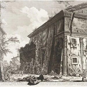 View of the Temple of Bacchus, 1760-78 (etching)