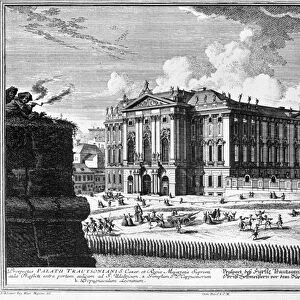 View of the Trautson Palace built for Count Johann Leopold Donat Trautson, designed