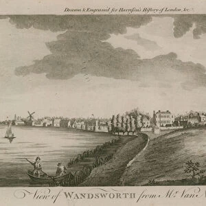 A view of Wandsworth from Mr Van Necks (engraving)