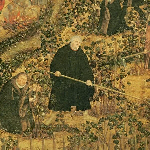 The Vineyard of the Lord, 1569 (oil on panel) (detail of 330498)