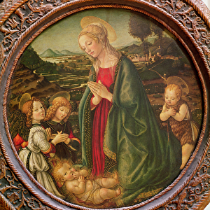 The Virgin Adoring the Christ Child with St