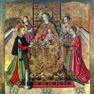 The Virgin and Child with St. Ines and St. Barbara