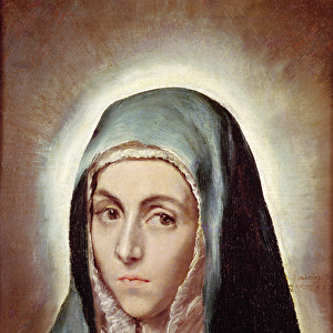 The Virgin Mary, 1595-1600 (oil on canvas)