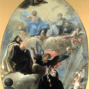 Vision of St. Gertrude (oil on canvas)