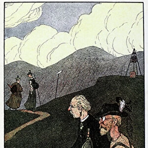 Vogesen Bilder (images of the Vosges); Promenade sur les cretes, 1908, Private collection