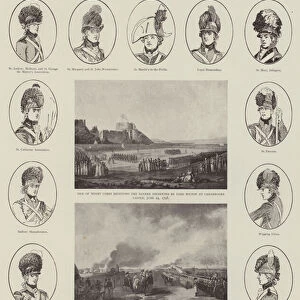 Volunteer Types a Hundred Years Ago (engraving)