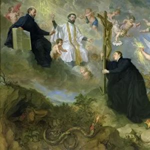 The Vows of Saint Aloysius of Gonzaga (oil on canvas)