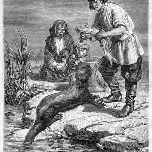 Voyage of Alphonse Louis Pinart in North America and Alaska - hunting
