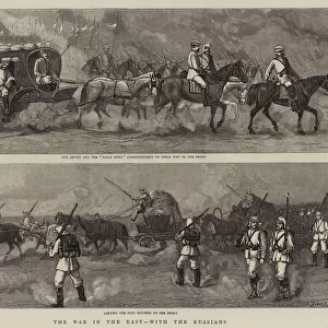 The War in the East, with the Russians (engraving)
