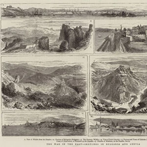The War in the East, Sketches in Bulgaria and Servia (engraving)