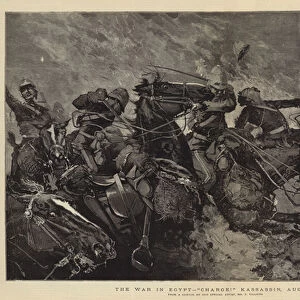 The War in Egypt, "Charge!"Kassassin, 28 August (engraving)