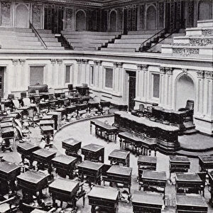 Washington, DC: The Senate Chamber, Capitol (b / w photo)
