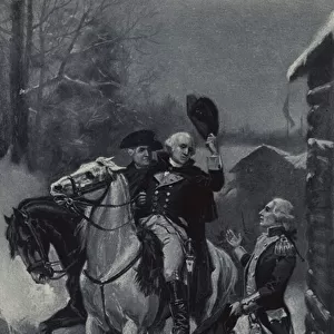 Washington, Lafayette and Steuben (photogravure)