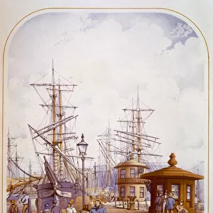 Waterloo Docks, from Modern Liverpool Illustrated