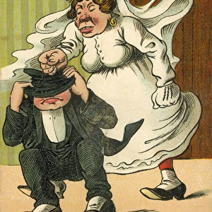 After the wedding (colour litho)
