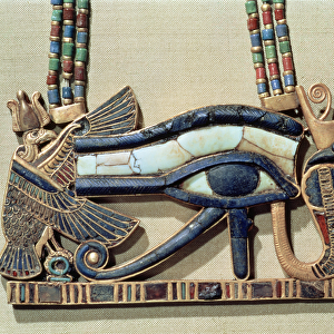 Wedjet eye pectoral, from the tomb of Tutankhamun (c. 1370-52 BC
