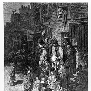 Wentworth Street, Whitechapel, from London, A Pilgrimage by William Blanchard Jerrold