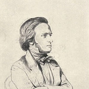 Wilhelm Richard Wagner in 1850 (engraving)