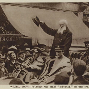 William Booth, Founder and First "General"of the Salvation Army (b / w photo)