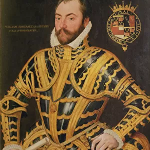 William Somerset (c. 1527-89) 3rd Earl of Worcester, 1569 (oil on panel)