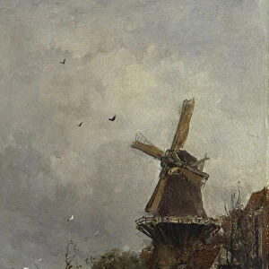 Windmill (oil on canvas)