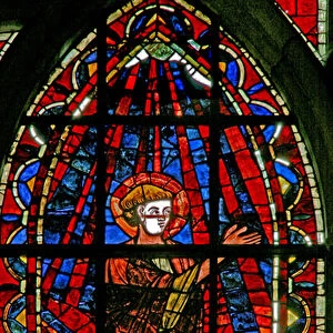 Window w202 depicting the death of St John (stained glass)