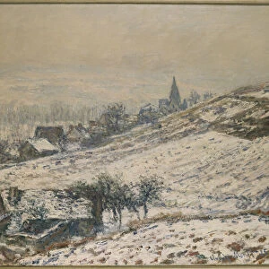 Winter in Giverny, 1885 (oil on canvas)