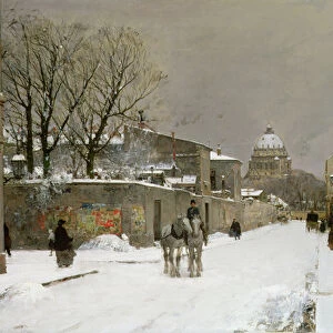 Winter Scene near Les Invalides, Paris