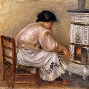 Woman at the Corner of the Stove; Femme au Coin du Poele, 1912 (oil on canvas)
