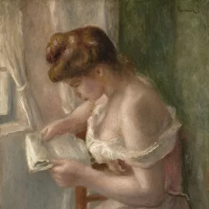 Woman Reading, c. 1895 (oil on canvas)