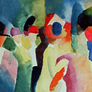 Woman with a Yellow Jacket, 1913 (watercolour)