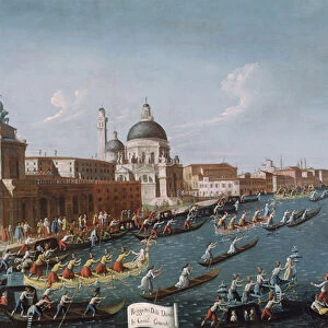The Womens Regatta on the Grand Canal, Venice