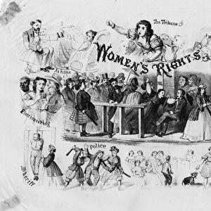 Womens Rights, c. 1870 (litho)
