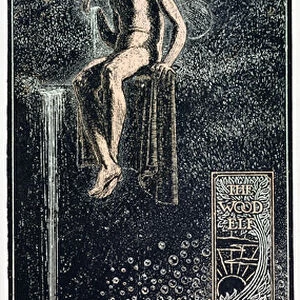 The Wood Elf, 1898 (colour litho)