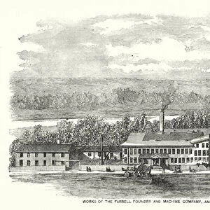 Works of the Farrell Foundry and Machine Company, Ansonia, Connecticut (engraving)