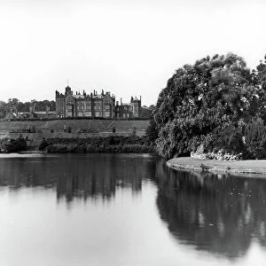 Worsley Hall, from England's Lost Houses by Giles Worsley (1961-2006) published 2002 (b/w photo)