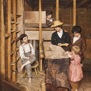 The Young Mechanic, 1848 (oil on canvas)